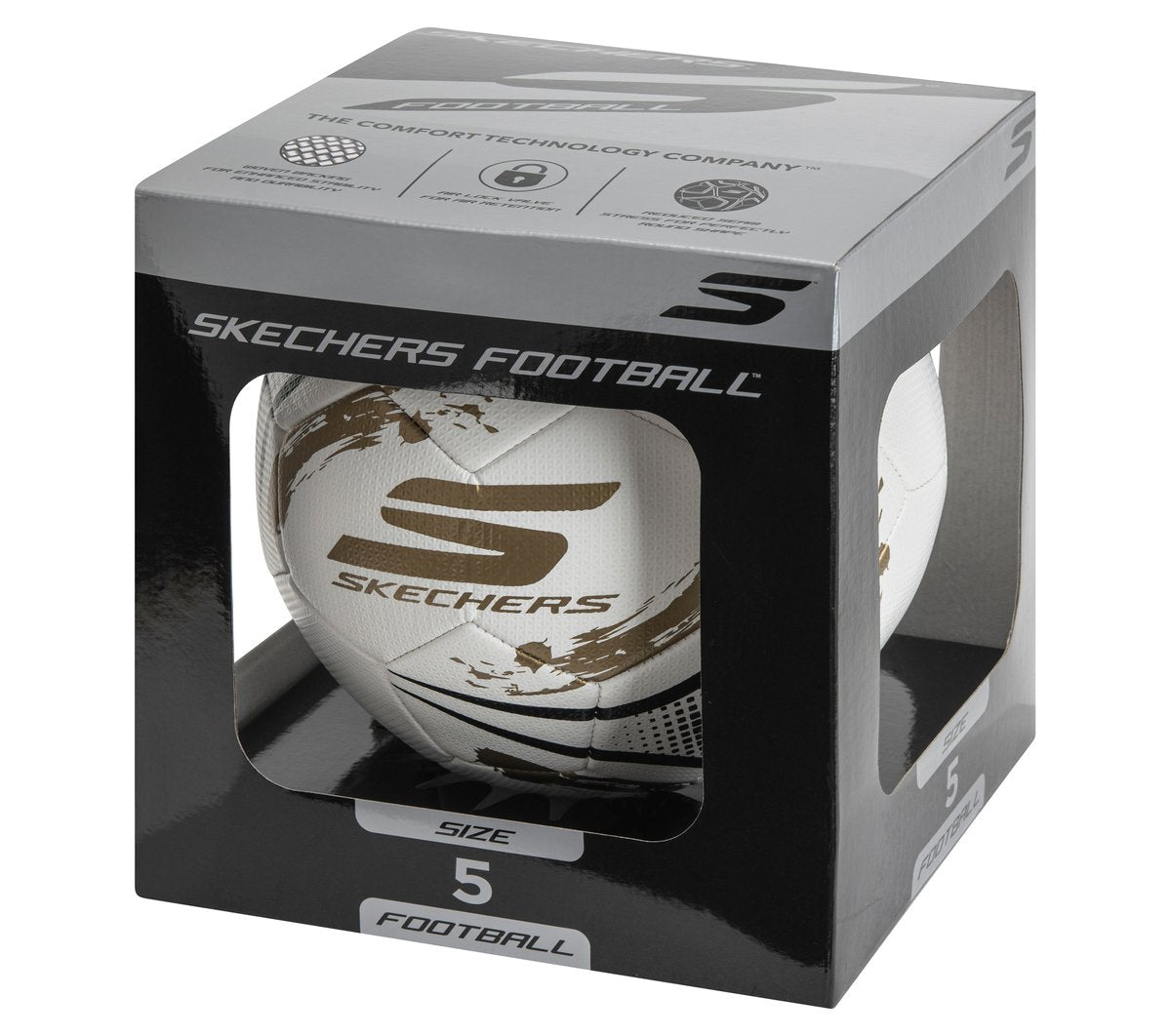 Skechers Hex Brushed Size 5 Soccer Ball