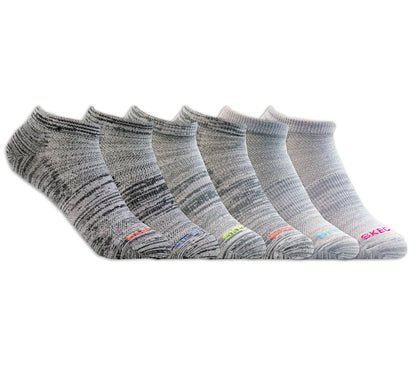 Skechers 6 Pack Women's Low Cut Sport Stripe Socks