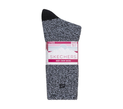 Skechers Super Soft Boot Crew Socks - 3 Pack