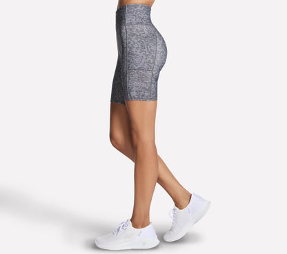 Skechers GO FLEX Printed High Waisted 8 Inch Bike Short