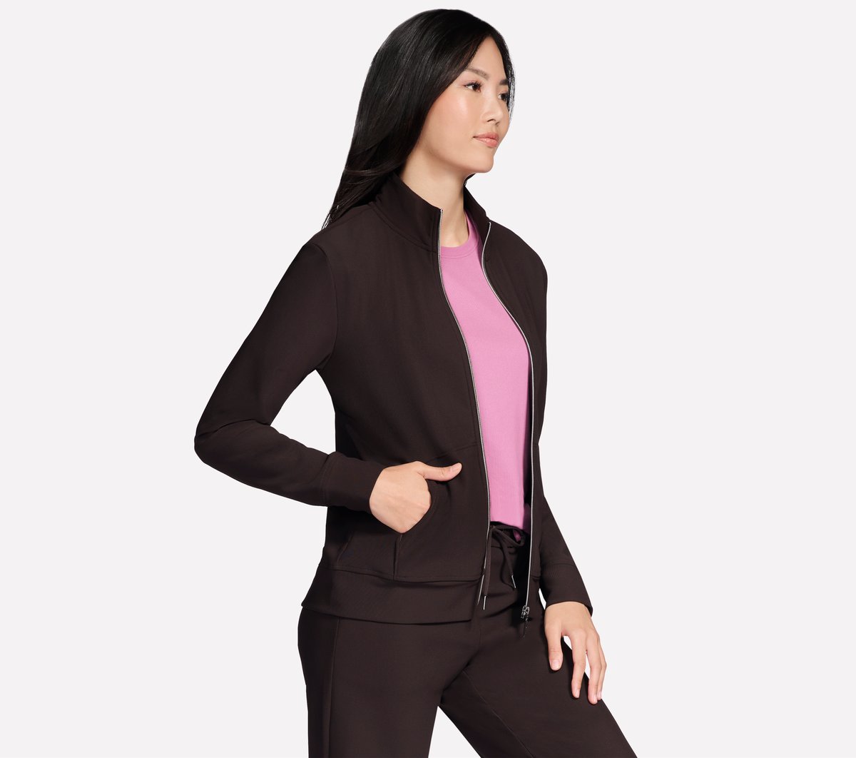 Skechers GO Luxe Rib Everyday Full Zip Jacket