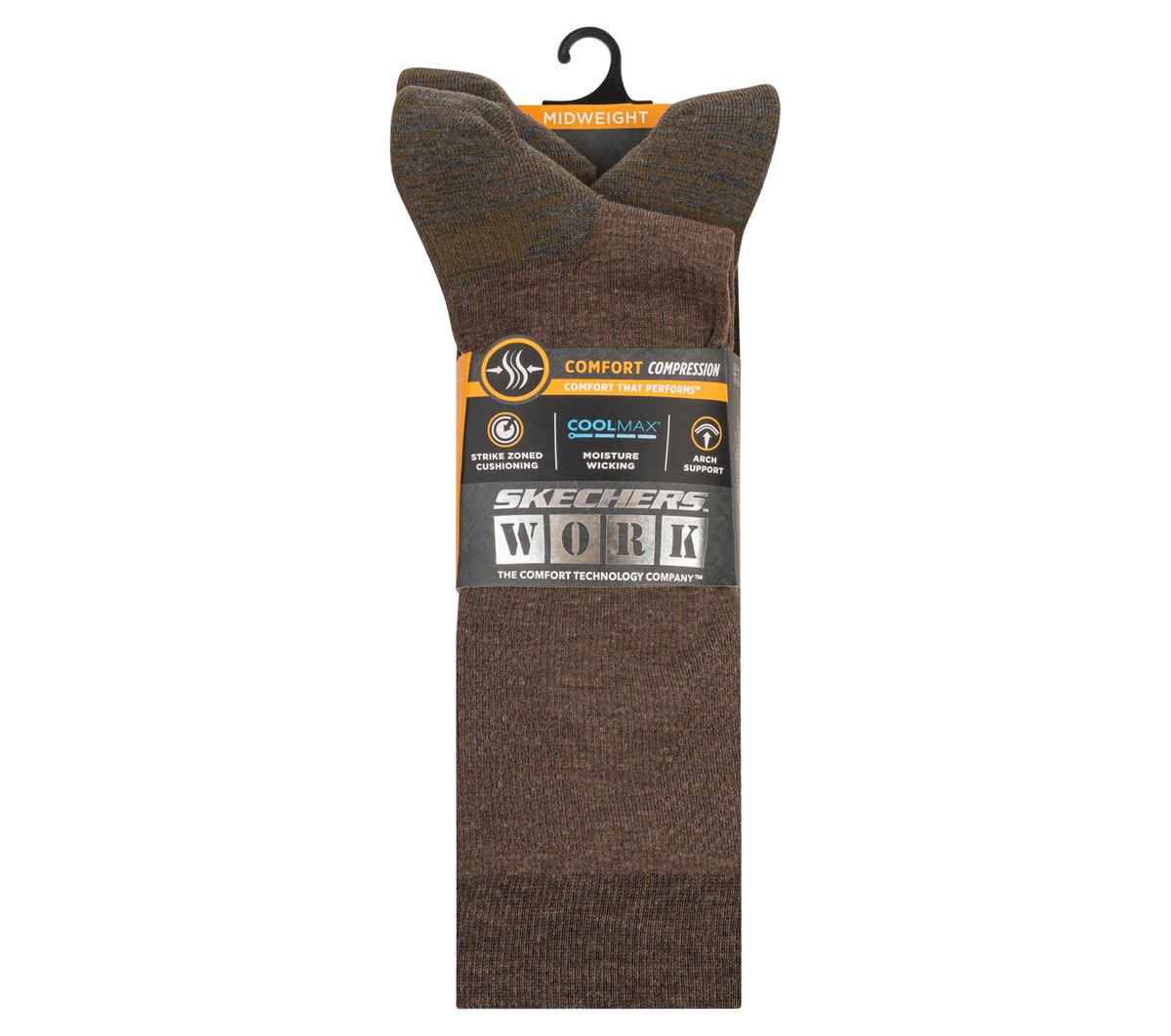 Skechers Work: 3 Pack Men's Over Calf Compression Socks