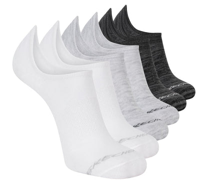 Skechers 6 Pack Men's Sneaker Liner Socks