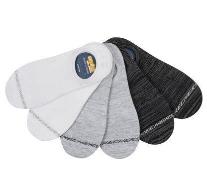 Skechers 6 Pack Men's Sneaker Liner Socks