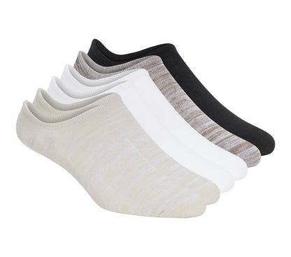 Skechers 6 Pack Men's Sneaker Liner Socks
