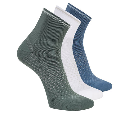 Skechers 3 Pack Men's Performance Running Quarter Socks