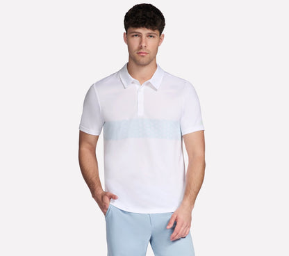 Skechers GO DRI Charge Palm Stripe Polo