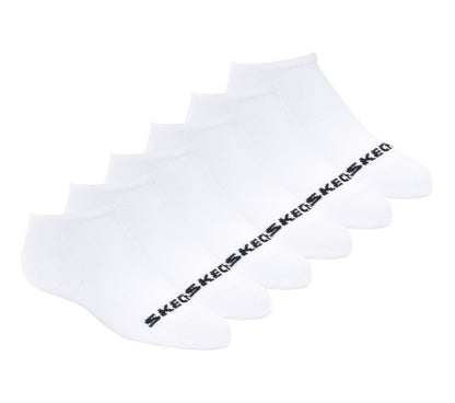 Skechers Cotton No-Show Socks - 6 Pack
