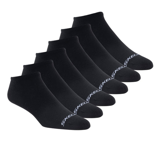 Skechers 6 Pack Men's Cotton No Show Socks