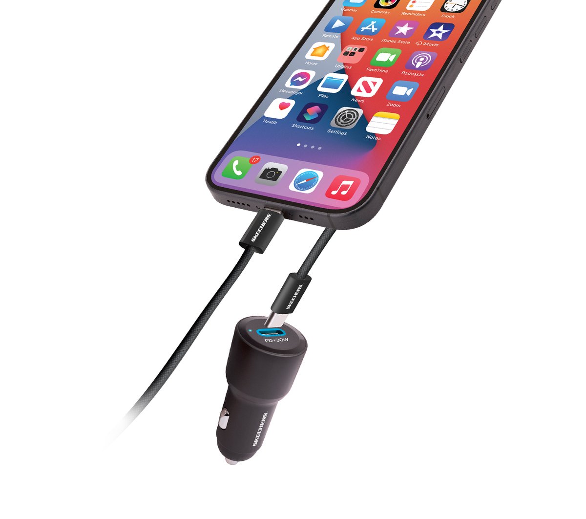 Skechers 30W USB-C Car Charging Kit